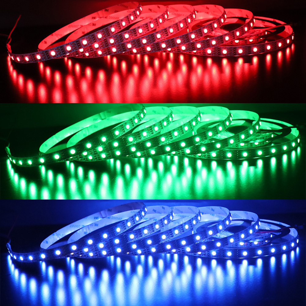 DC12V RGBW 16.4Ft 270LEDs SK6812 Individually Addressable LED Strip Light DC12V RGBW 16.4Ft 270LEDs SK6812 Individually Addressable LED Strip Light